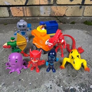PJ Masks Owlette Night Ninja Power Rangers Red Green Arrow Botley Toyb